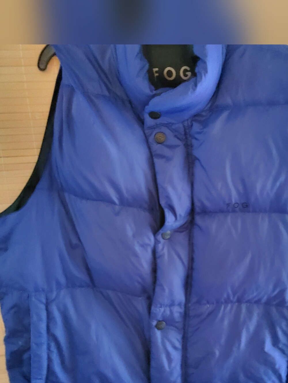 London FOG Royal Blue Puffer Vest